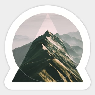 Mountain Peak Sticker